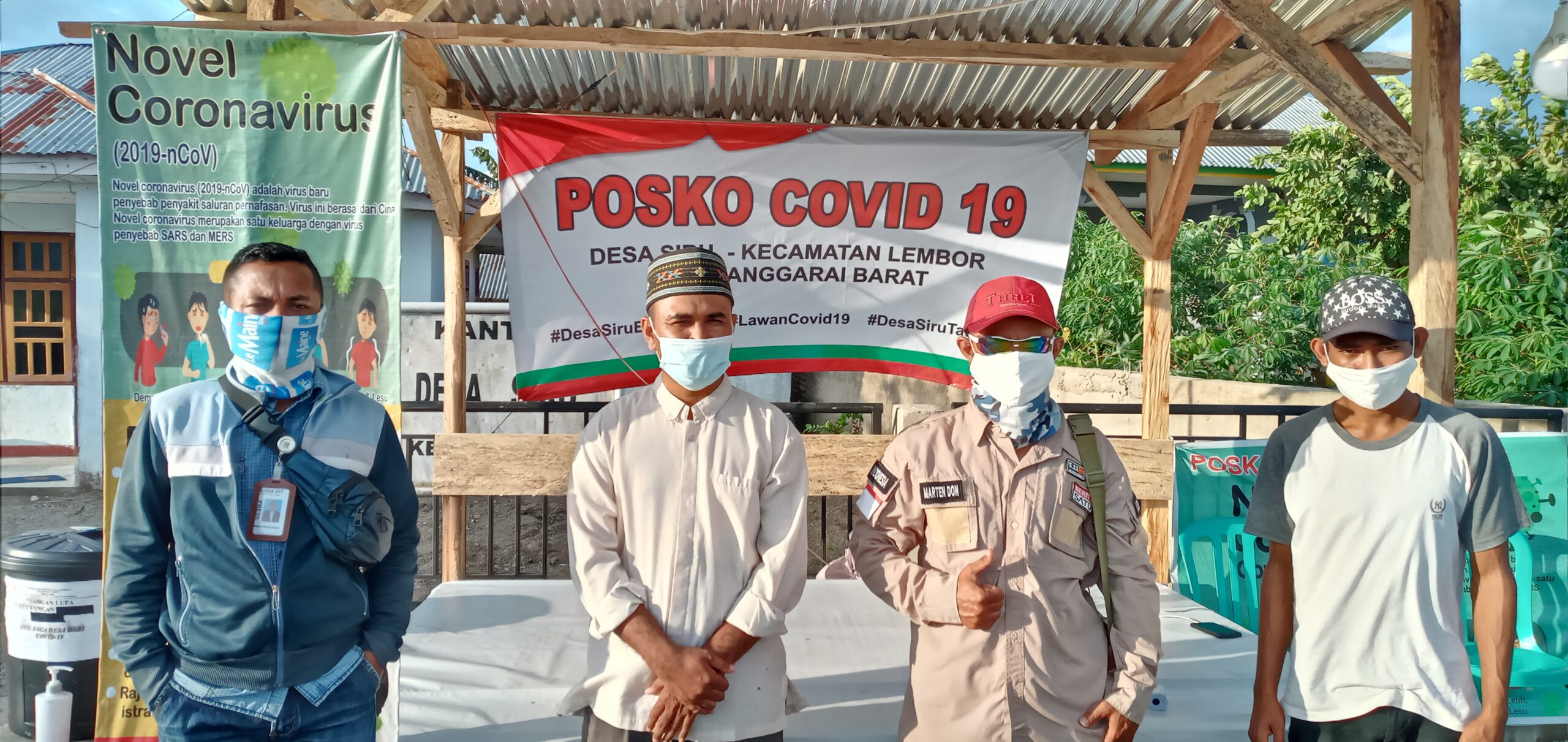 Cegah Covid - 19, Pemdes Siru Bangun Check