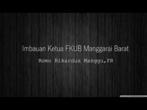 Himbauan Ketua Forum Komunikasi Umat Beragama Manggarai Barat