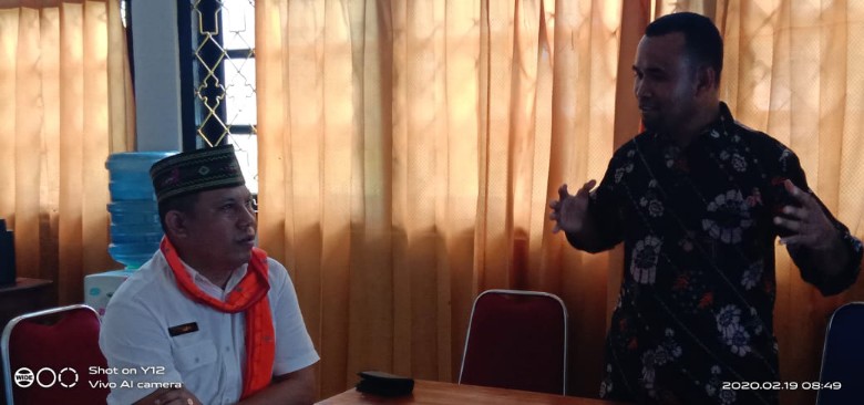 Foto : Presentasi Potensi Wisata Berbasis Pertanian Dihadapan Kadis Kebudayaan dan Pariwisata