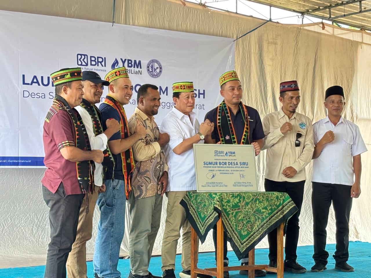 YBM BRILiaN Regional Denpasar Resmikan Air Minum di Desa Siru