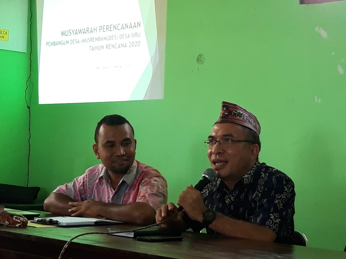 Musyawarah Rencana Pembangunan Desa Siru