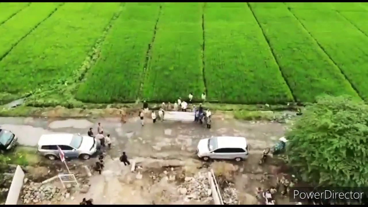 Persawahan Lembor melalui Drone Mavic