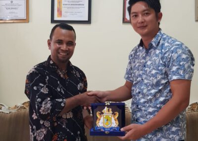 Kades Siru Sambangi Kantor BNI dan Kadin Manggarai Barat