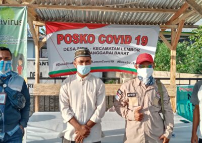 Cegah Covid – 19, Pemdes Siru Bangun Check