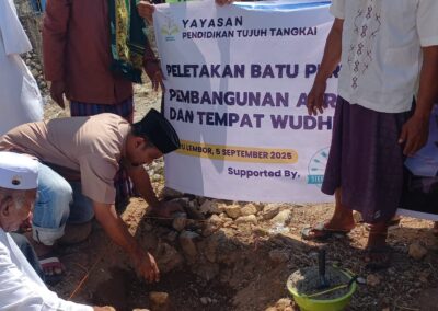 Lembaga Kemanusiaan Sieben Ahren Jerman Bangun Asrama dan Tempat Wudhu di Desa Siru
