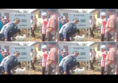 Dokumentasi Sosialisasi Penyembelihan Hewan Qurban Desa Siru
